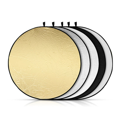 43 pouces/110 cm rond 5-en-1 réflecteur de lumière pliable multi-disque avec sac
