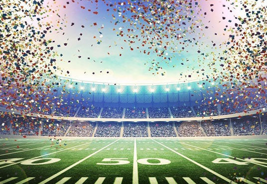 Toile de fond du championnat des prairies vertes fond de photographie de terrain de football