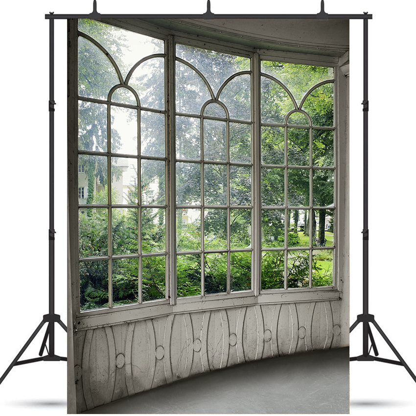 Toile de fond de jardin d'hiver ancien pour la photographie SBH0251