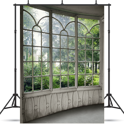 Toile de fond de jardin d'hiver ancien pour la photographie SBH0251