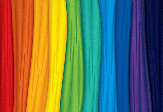 Toile de fond de photographie de de rideau coloré pour la fête