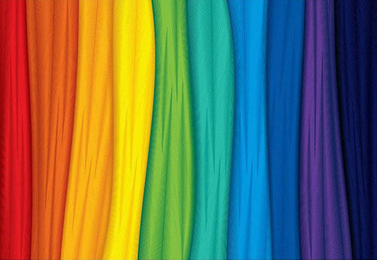 Toile de fond de photographie de de rideau coloré pour la fête