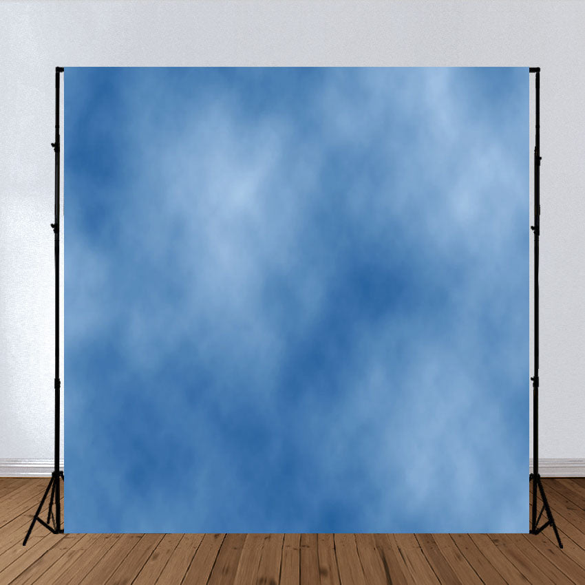 Toile de fond photo abstrait bleu foncé motif blanc