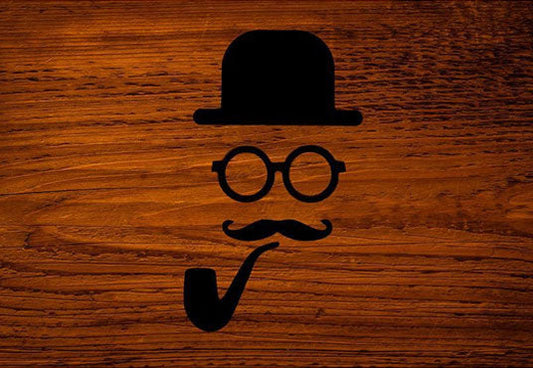 Toile de fond de plancher en bois brun pour la fête des pères