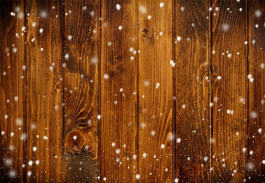 Toile de fond de photographie de mur en bois brun pour Noël