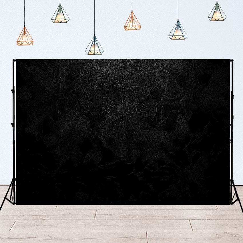 Toile de fond noire abstraite pour la fête fond noir brillant d'or