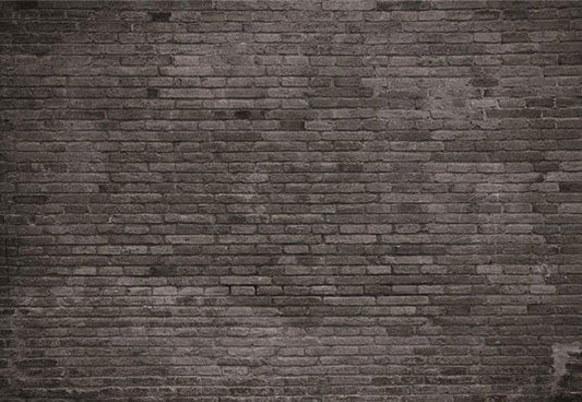 Toile de fond de photographie de mur de briques noire