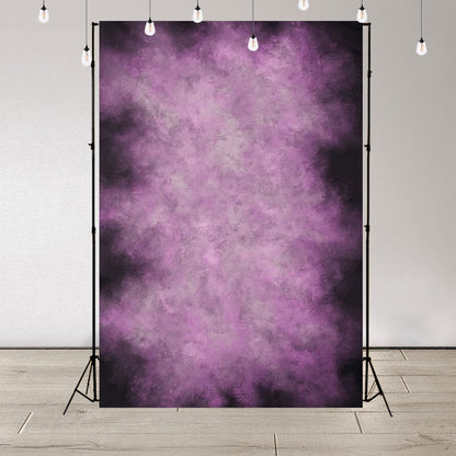 Toile de fond rose et violet avec des fonds abstraite gris pour portrait