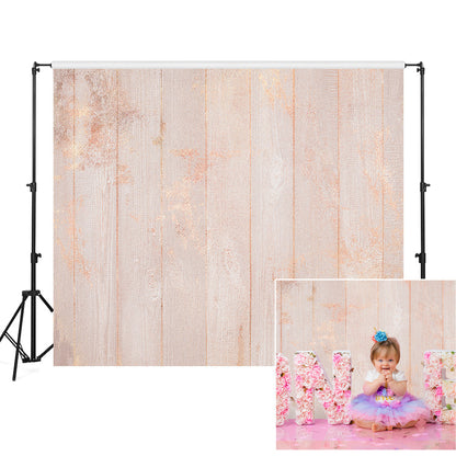 Toile de fond de photographie en bois rose rustique en bois pour le studio photo HM-H10032