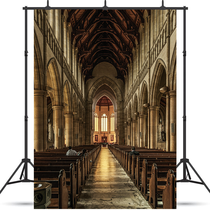 Toile de fond d'intérieure de l'église superbe pour la photographie SBH0204