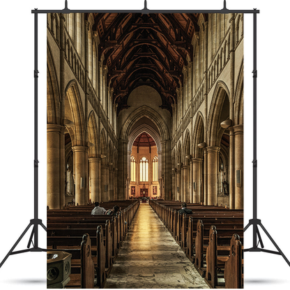 Toile de fond d'intérieure de l'église superbe pour la photographie SBH0204