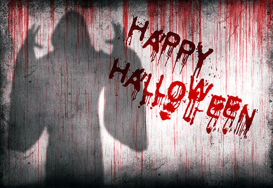 Toile de fond de mur sanglante fantôme d'Halloween pour la photographie SBH0241