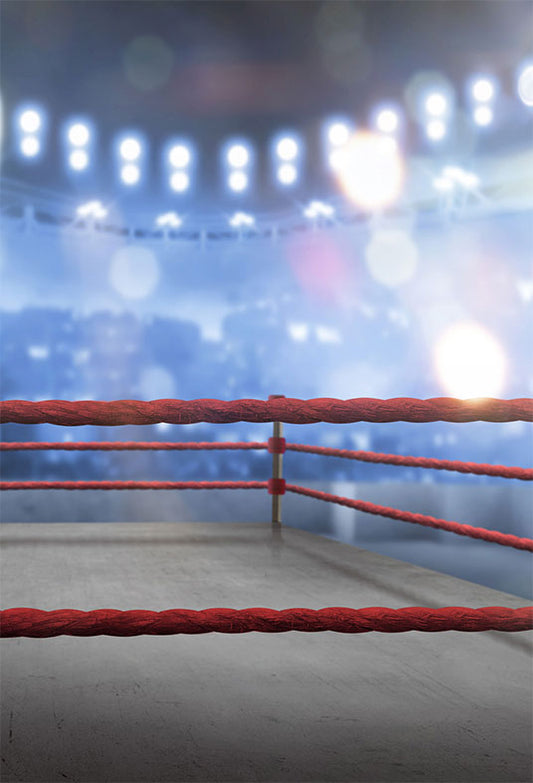 Toile de fond vide de ring de boxe de stade pour la photographie de sport SBH0234