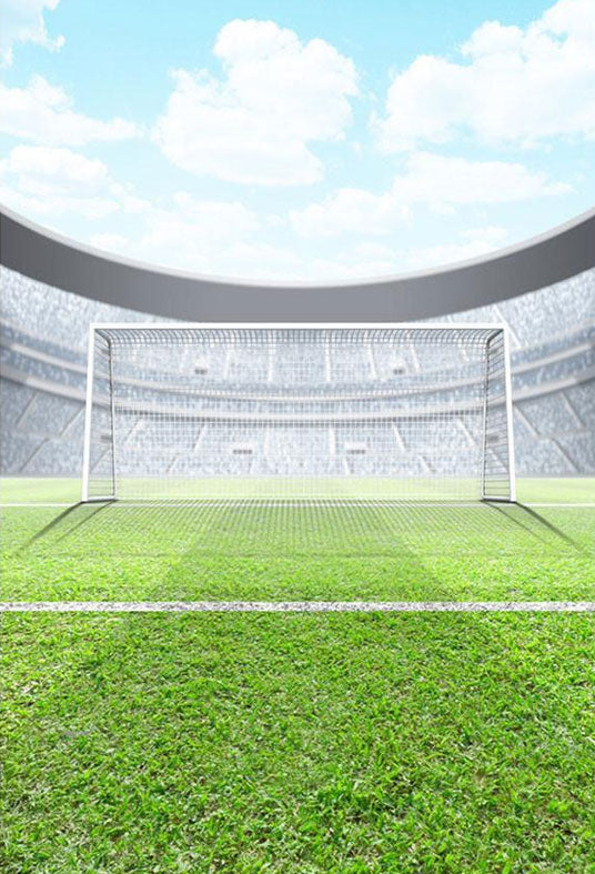 Toile de fond de terrain de football fond de stade de sport de prairie pour la photographie