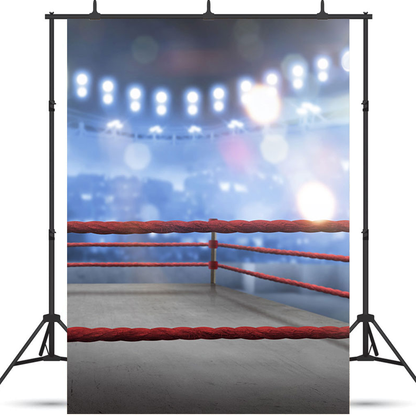 Toile de fond vide de ring de boxe de stade pour la photographie de sport SBH0234