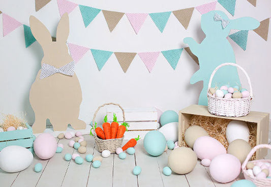 Toile de fond joyeuses Pâques photographie pour la fête