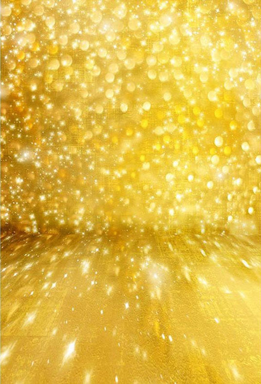Toile de fond de fond de paillettes dorées bokeh