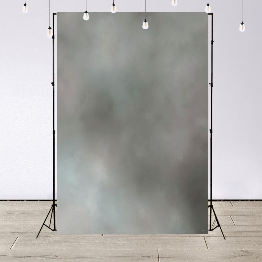 Toile de fond décors de photographie abstraite gris-vert
