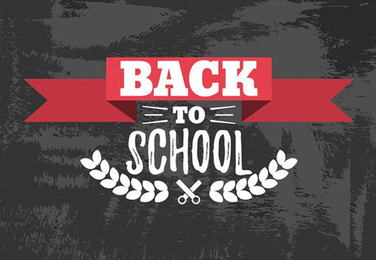 Toile de fond de tableau noir retour à l'école pour les étudiants