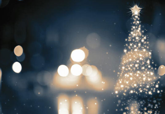 Toile de fond de Noël bokeh pour la photographie