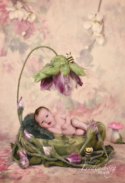 Toile de fond abstraitee rose rose pour portrait