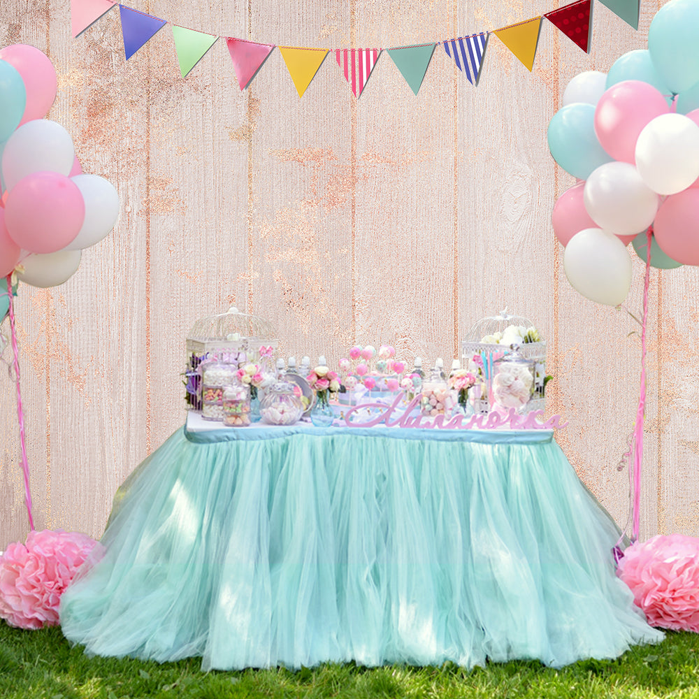 Toile de fond de photographie en bois rose rustique en bois pour le studio photo HM-H10032