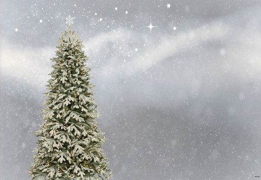 Toile de fond d'argent de Noël pin pour l'hiver