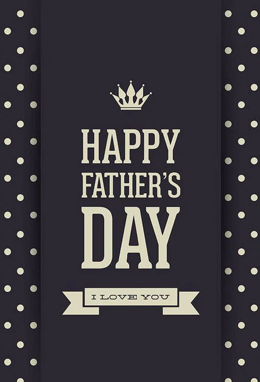 Toile de fond de fête des pères avec fond de points blancs célébration photographie