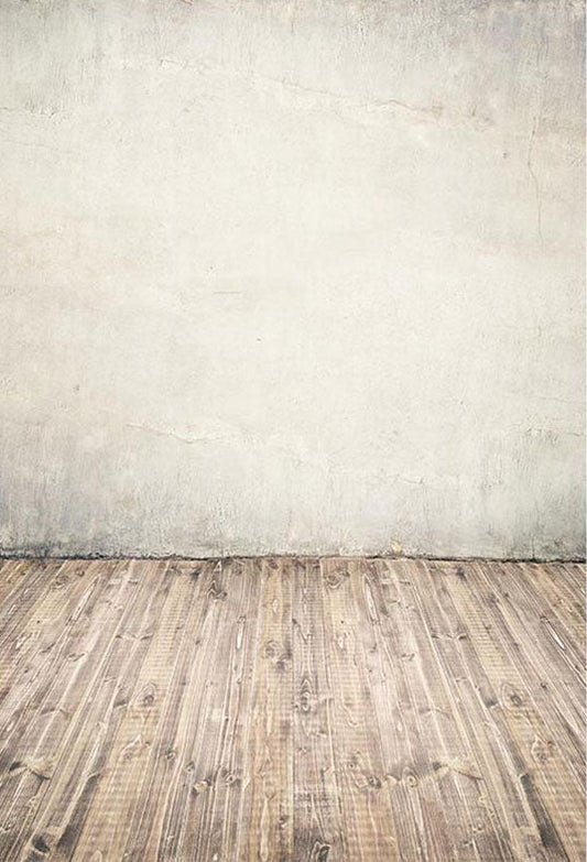 Toile de fond de mur blanc vieux fond de texture de plancher en bois pour la photographie