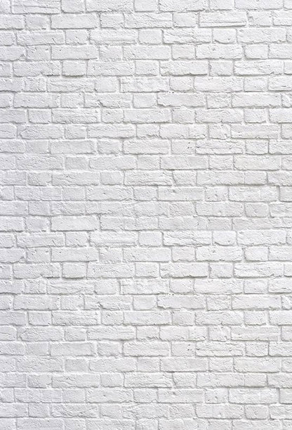 Toile de fond d'étoile de mur de briques blanches pour le studio photo