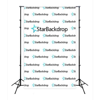 Toile de fond de logo répété personnalisée pour un événement de marketing d'entreprise ou un arrière-plan de marque C-101