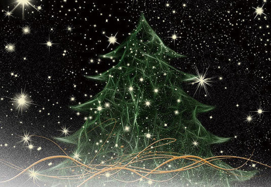 Toile de fond d'arbre de Noël à paillettes noires pour les photos