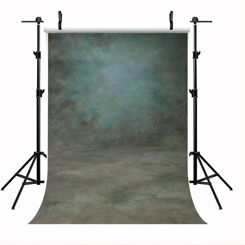 Toile de fond abstraite bleu gris texture portrait photo pour le studio