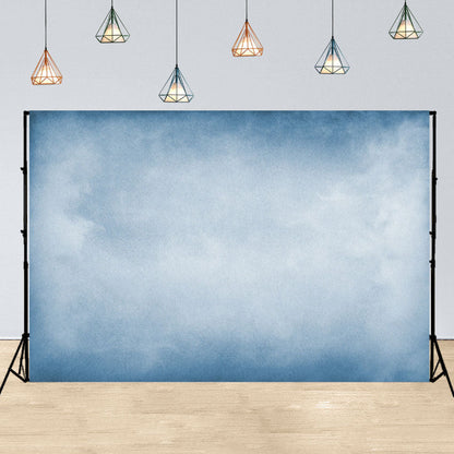 Toile de fond décors photo abstraite bleu clair pour le portrait