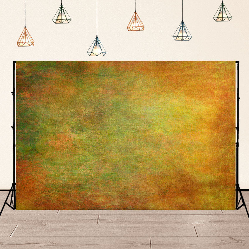 Toile de fond abstraite texture coloré vert orange motif photographie
