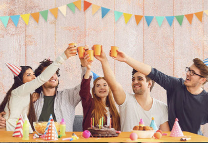 Toile de fond de photographie en bois rose rustique en bois pour le studio photo HM-H10032