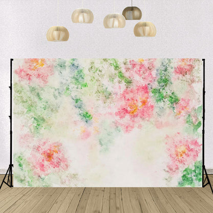 Toile de fond de portrait floral abstrait rose pour le studio