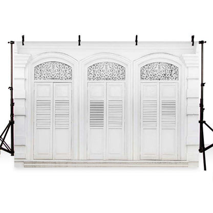 Whitish Wooden Door Backdrop Floor Wood Photo Photography