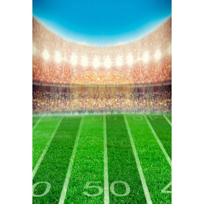 Green Grassland Stadium Backdrop Soccer Field Photography Backgroun