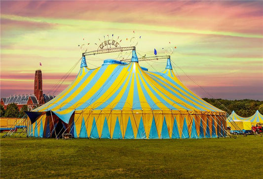 Toile de fond de printemps en herbe de carnaval pour la photographie