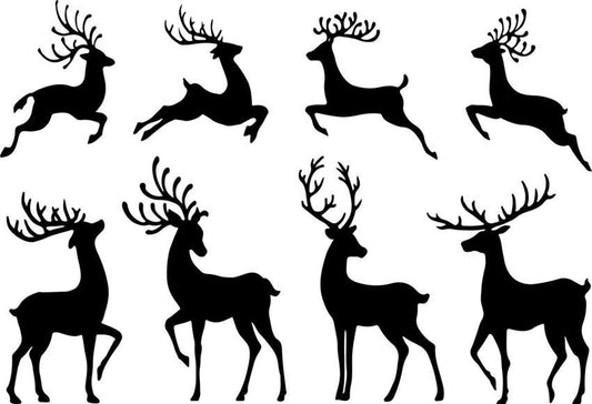 Toile de fond de wapiti Noël photographie pour la photo