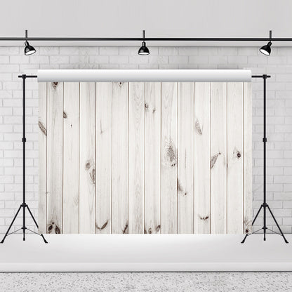 Toile de fond de mur en bois blanc clair vintage pour la photographie