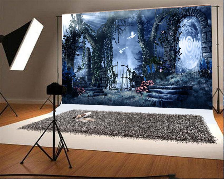 Toile de fond décors magiques d'Halloween pour la photographie