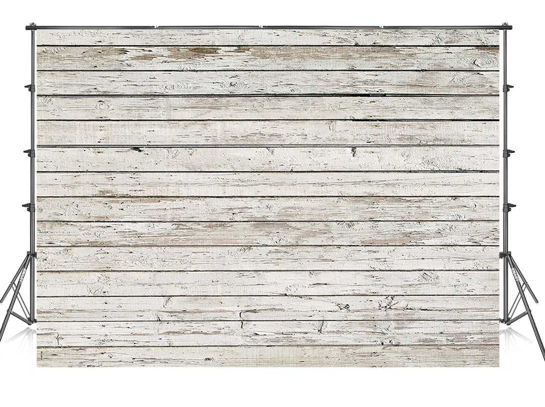 Toile de fond en bois blanc vintage pour la photographie f'enfants