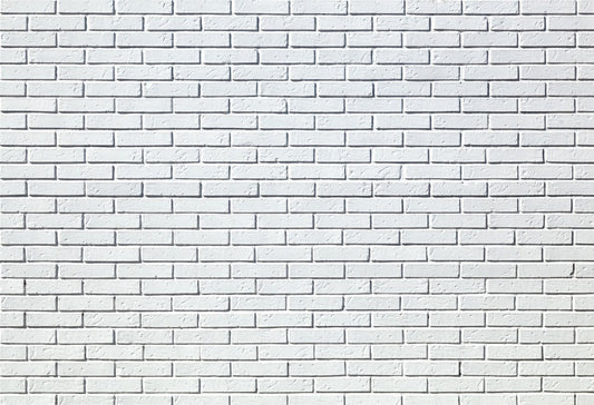 Toile de fond de cabine photo pour mur de briques blanches