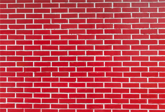 Toile de fond de photomaton en brique rouge pour la fête