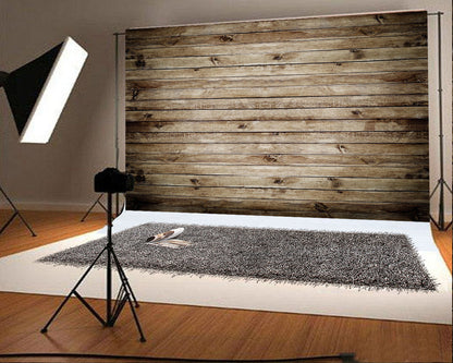 Toile de fond de mur en bois rétro marron pour la photographie