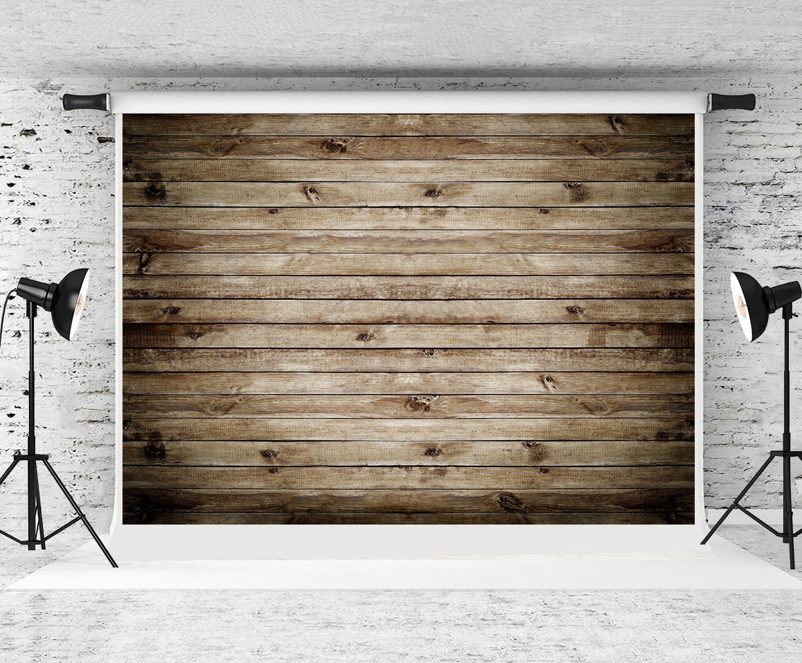 Toile de fond de mur en bois rétro marron pour la photographie