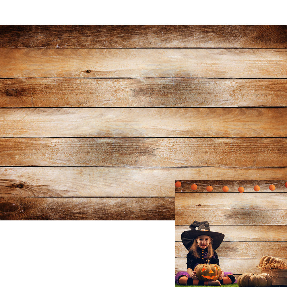 Toile de fond de studio photo mur en bois dégradé marron