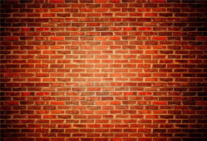 Toile de fond de mur de brique rouge foncé vintage pour le studio photo